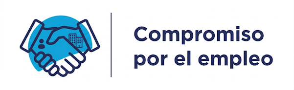 Button compromiso por el empleo